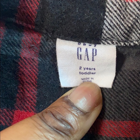 GAP Multi Color Plaid Shirt - Picture 3 of 3